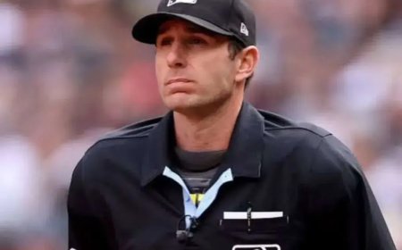 Umpire Pat Hoberg fuera definitivamente