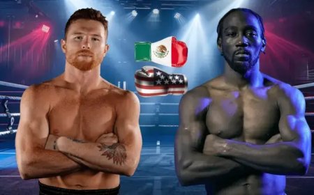 Canelo vs. Crawford: listo el choque de reyes del boxeo