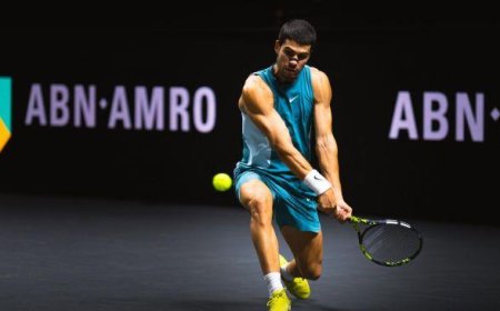 Alcaraz debuta en Rotterdam con trabajado triunfo