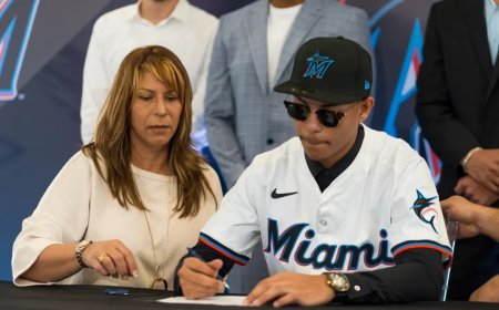 Andrew Salas se reportó a los Marlins