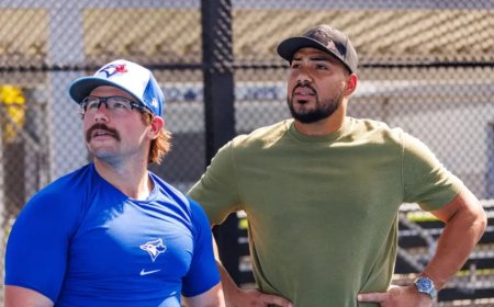 "Hey, fans de Blue Jays, aquí Anthony Santander, ya listo"