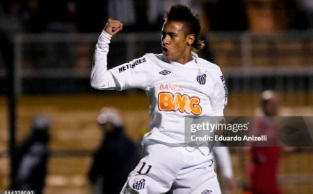 El primer gran show de Neymar en su retorno al Santos