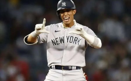 Oswaldo Cabrera triplicó en paliza de Yankees a Toronto