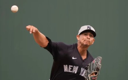 Carlos Carrasco suma para el Opening Day con los Yankees