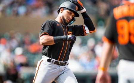 Luis Matos a fuerza de palo tiene el mayor average de los Gigantes