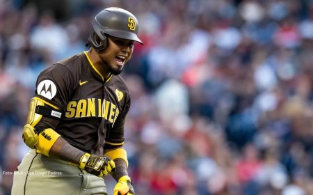 Luis Arráez no para de batear, jonroneó y ancló en .414 de average