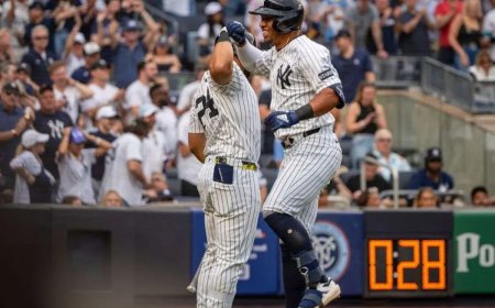 Oswald Peraza aportó lo suyo a la furia de 9 jonrones de los Yankees