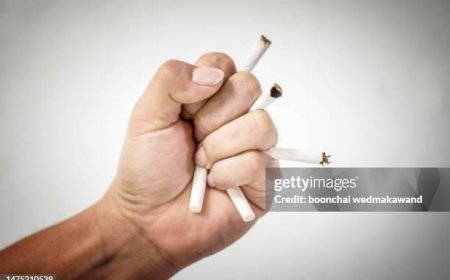 Y se perdió la pelea contra el hábito de fumar...