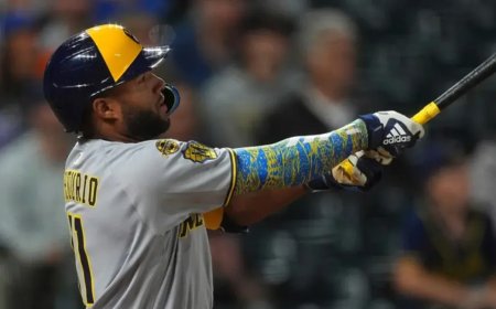 Jackson Chourio con el jonrón más largo del año y 14 partidos dando hit