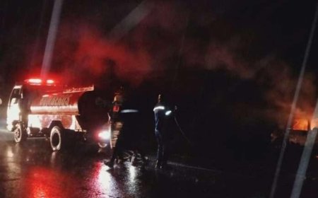 ACARIGUA: Calcinados cuatro hombres tras choque contra un poste