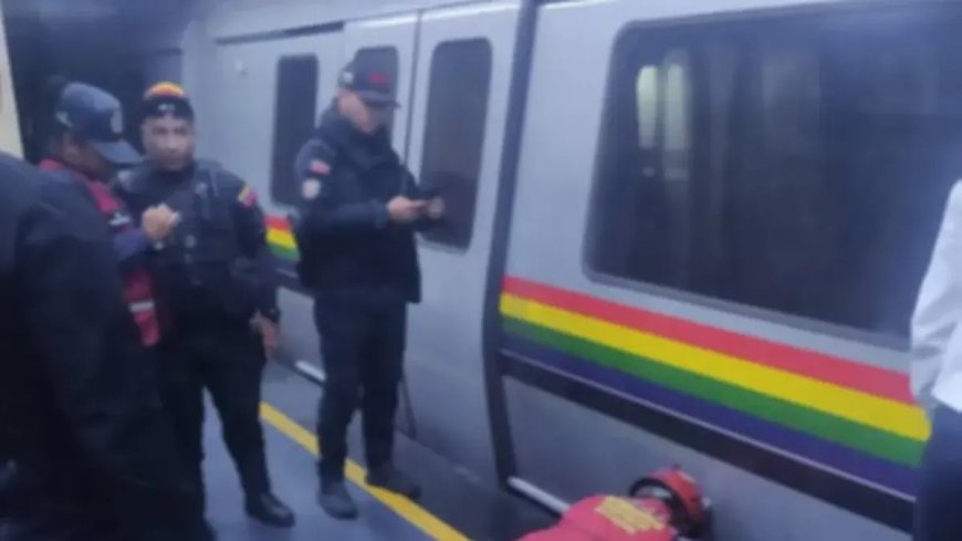 Se lanzó a los rieles del Metro de Caracas y sobrevivió
