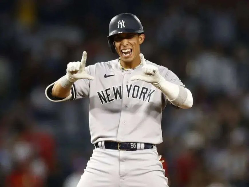 Oswaldo Cabrera triplicó en paliza de Yankees a Toronto