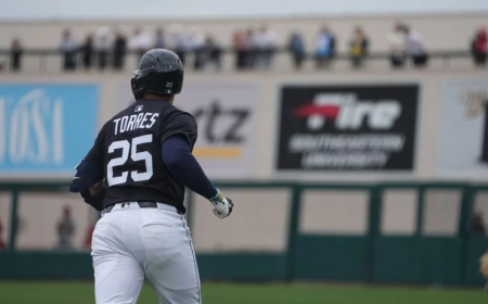 Gleyber duplicó en triunfo de Detroit