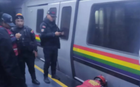 CARACAS: Vagón del Metro arrolló a un adulto mayor