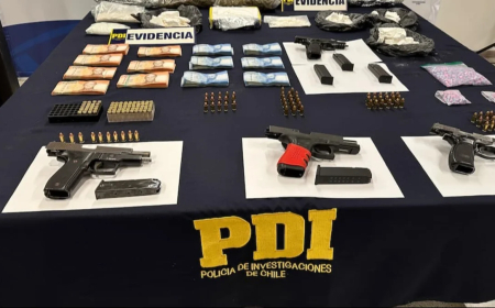 Atrapan con más de 100 mil dólares en drogas a banda de 19 venezolanos en Chile