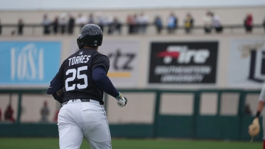 Gleyber Torres soltó el cuarto jonrón