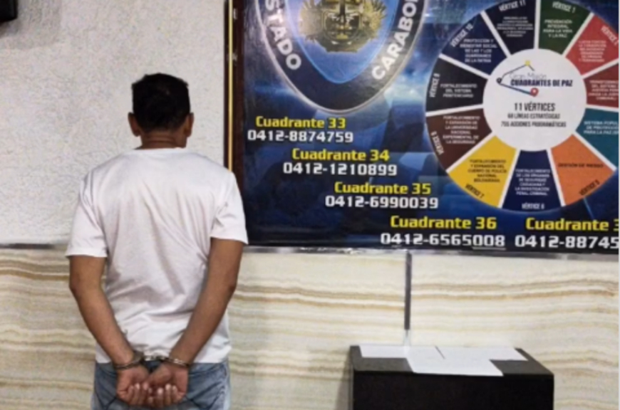 Descuartizó a su expareja  en Chile: Lo atraparon en Carabobo