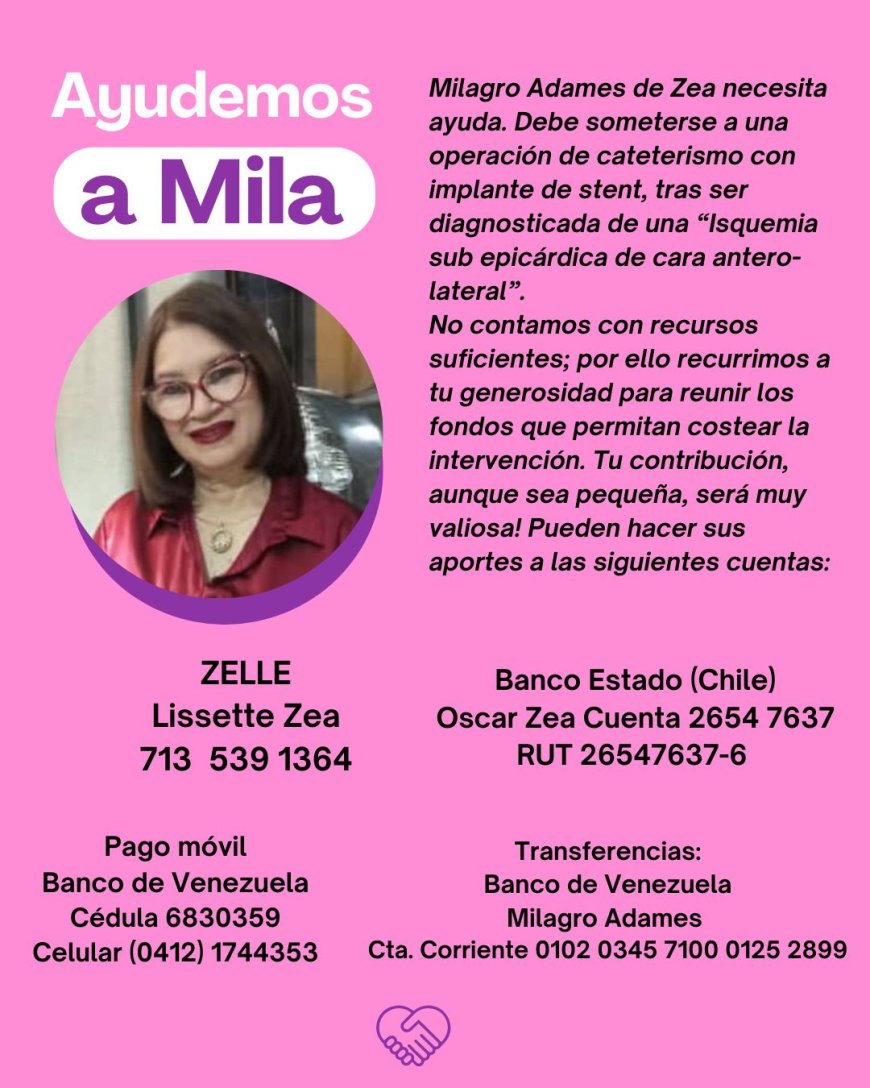 Por Milagritos, hagamos un milagro