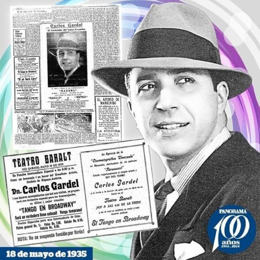 Cuando Gardel cantó en Cabimas, su show terminó en una rebelión 