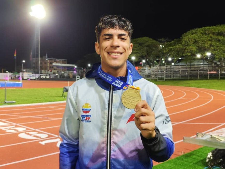 Arrase del atletismo: Axel Gómez, Atleta del Año en Zulia.