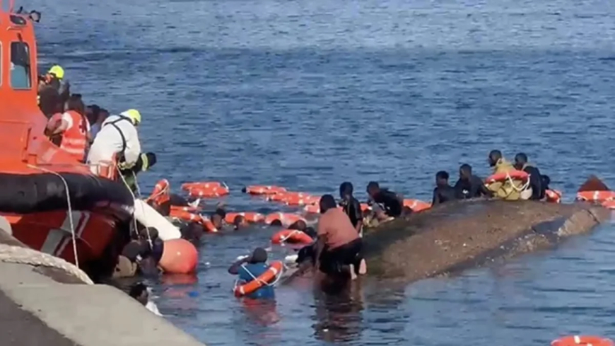 ISLAS CANARIAS: Se ahogan 4 adultas y 3 menores migrantes al naufragar canoa