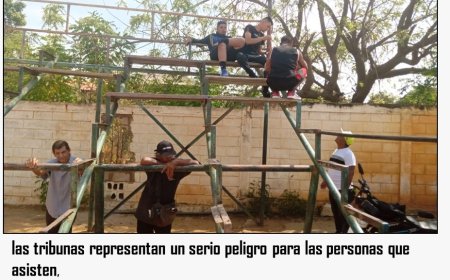 Pelotera internacional se fracturó en el estadio Tomás Morillo: no hay inaguración hoy