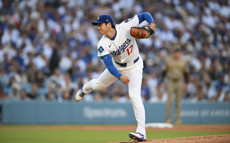 A Ohtani le fue mejor con el madero en su debut como lanzador