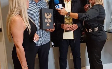 Premio Latin Excelente Award's. para el exgrandeliga Argenis Salazar