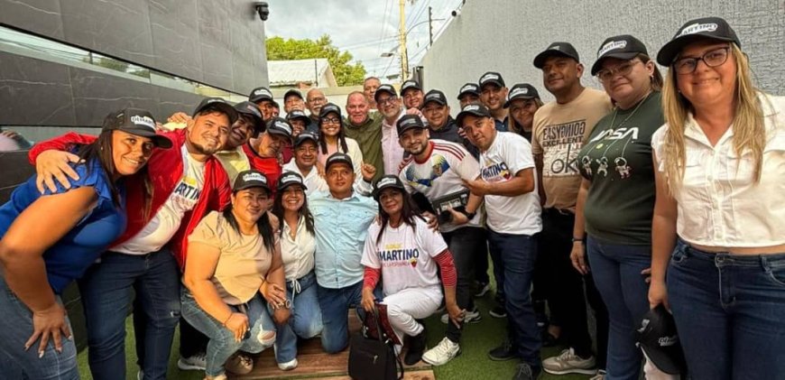 Di Martino y candidatos a concejales unidos para la victoria perfecta