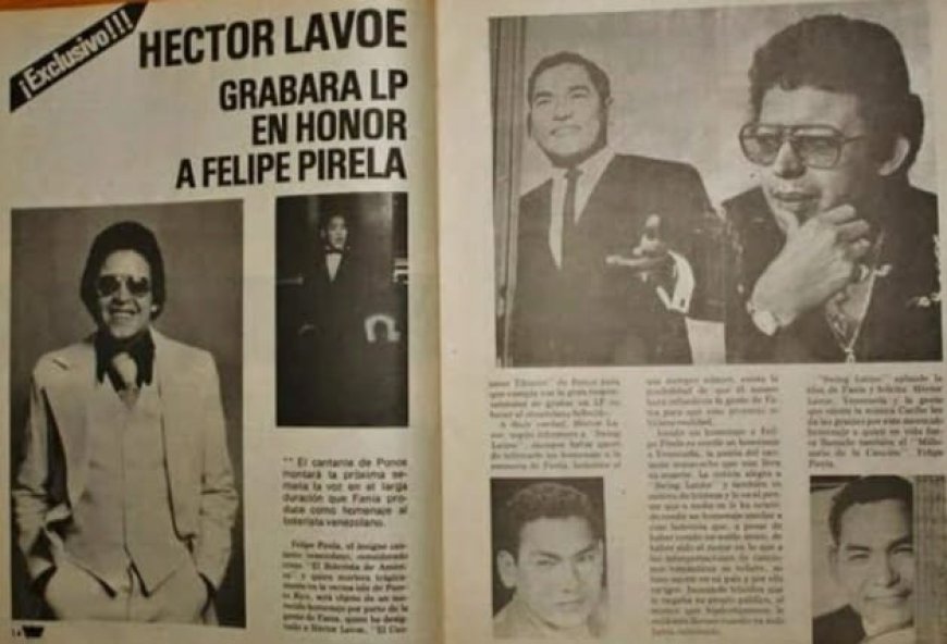 Héctor Lavoe convirtió en salsa, canciones de tango, vallenato y hasta de nuestro Reinaldo Armas  