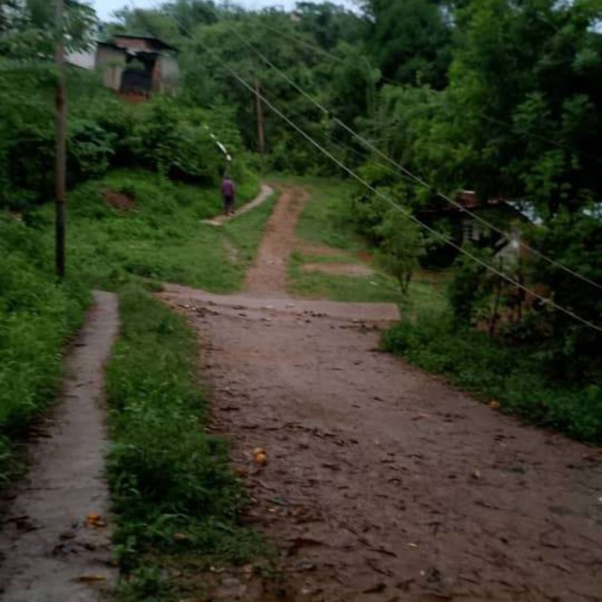 Aisladas por las lluvias comunidades rurales de Miranda