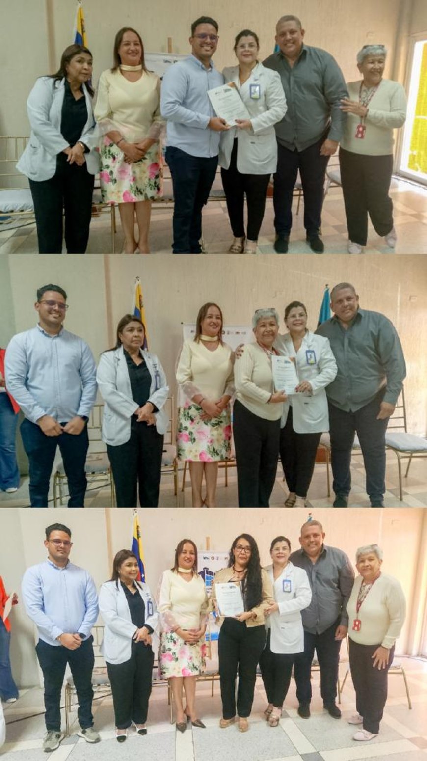 ¡Celebrando con los periodistas en el Gigante de la Salud! 