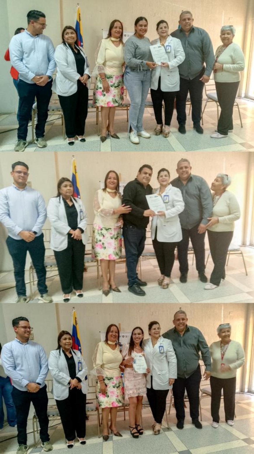 ¡Celebrando con los periodistas en el Gigante de la Salud! 