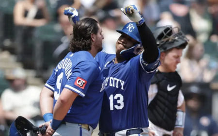 Salvador casi la saca del parque con su doblete 600