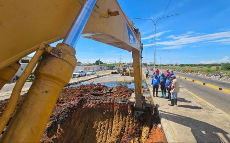 Gobierno Bolivariano sustituyó 24 metros de colectores en la Circunvalación 3
