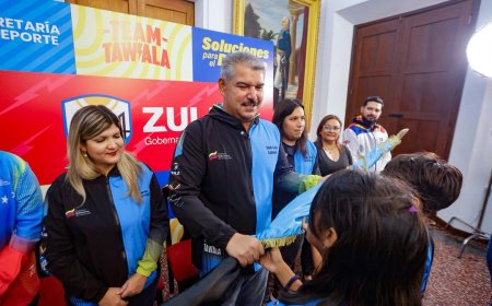Abanderada delegación del Zulia a los Juegos Nacionales Estudiantiles