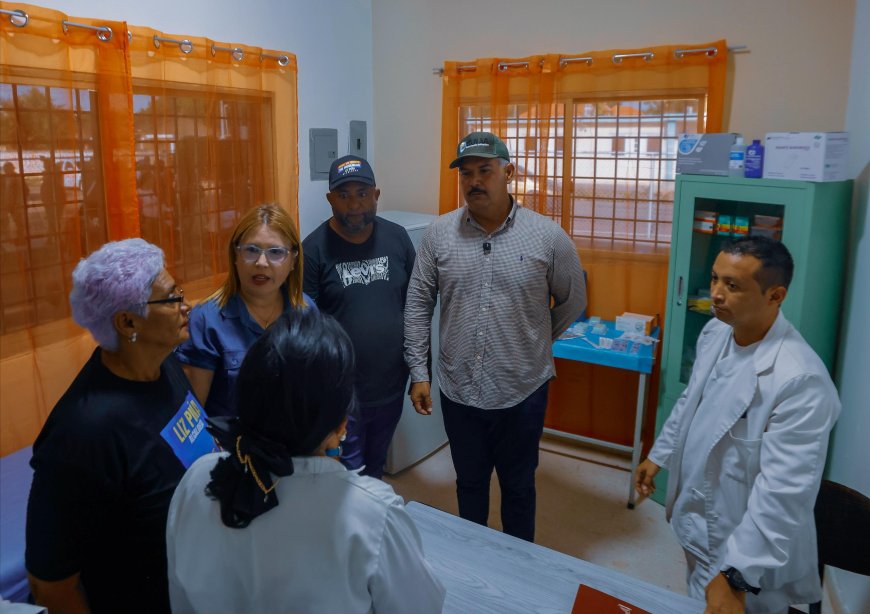 SANTA RITA: Gobernador Caldera acompaña entrega de consultorio rehabilitado por el Poder Comunal