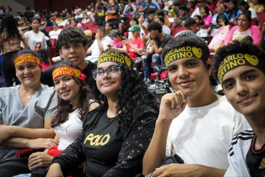 Di Martino comprometido con los jóvenes a financiar sus proyectos comunales 