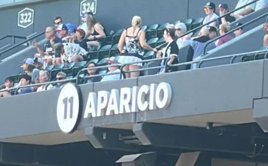 Aparicio antes del número 11, usó en su camiseta el 38