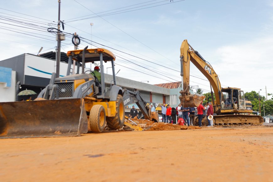 Gobernador Caldera inspeccionó trabajos en Circunvalaciones 2 y 3