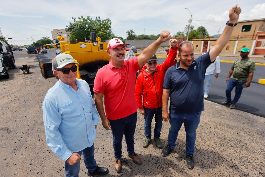 Gobernador Caldera inspeccionó trabajos en Circunvalaciones 2 y 3