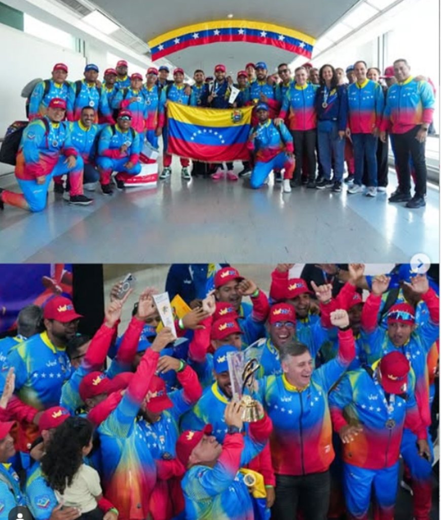CAMPEONES MUNDIALES" Aquí está este regalo del sóftbol venezolano"
