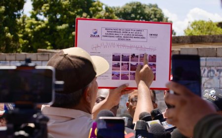 Gobernador Caldera inició la semana atendiendo servicios públicos: Asfaltado, gasificación y colector