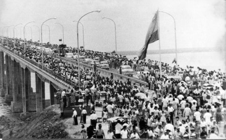 El puente sobre el Lago Rafael Urdaneta