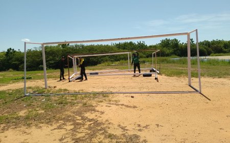Escuela de Fútbol Alianza Zuliana y la Dirección de Deportes de LUZ recuperan la cancha Elsa  Antúnez