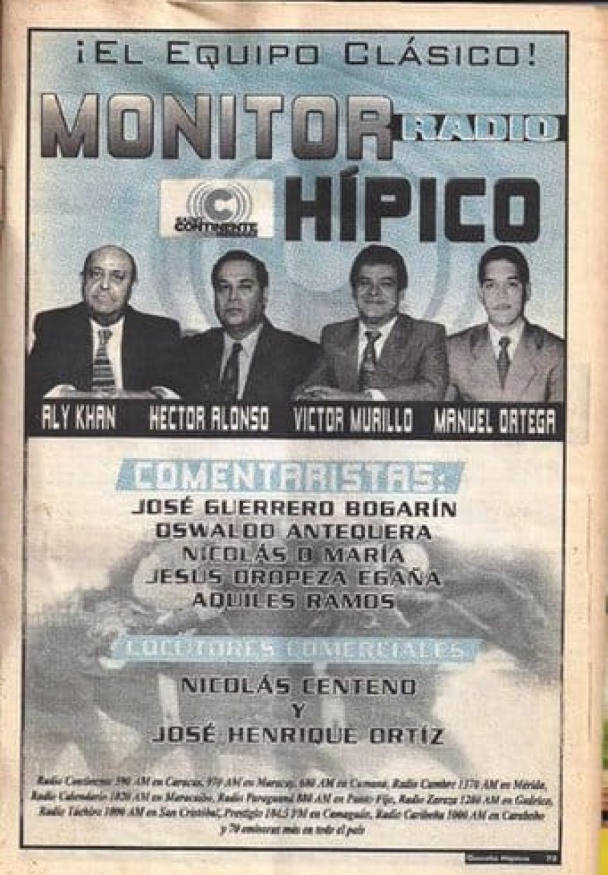 Manuel Ortega: Tres décadas en la narración hípica