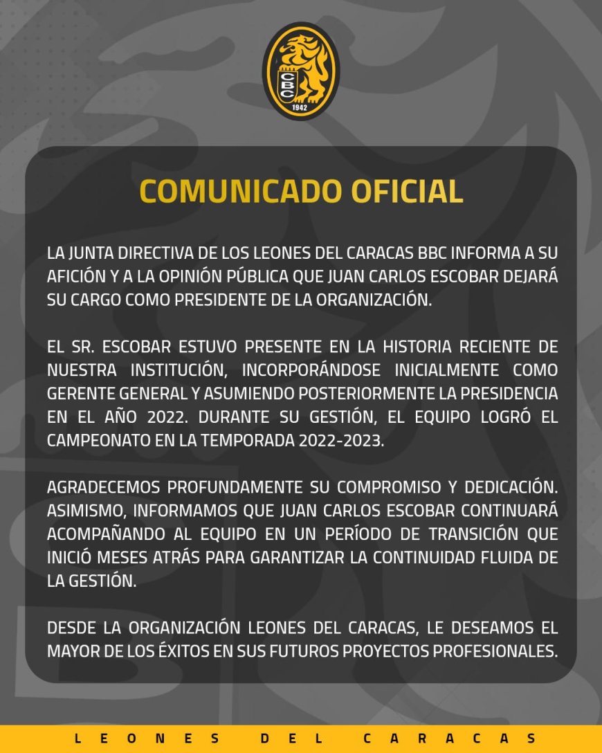 Juan Carlos Escobar dejará de ser un melenudo 