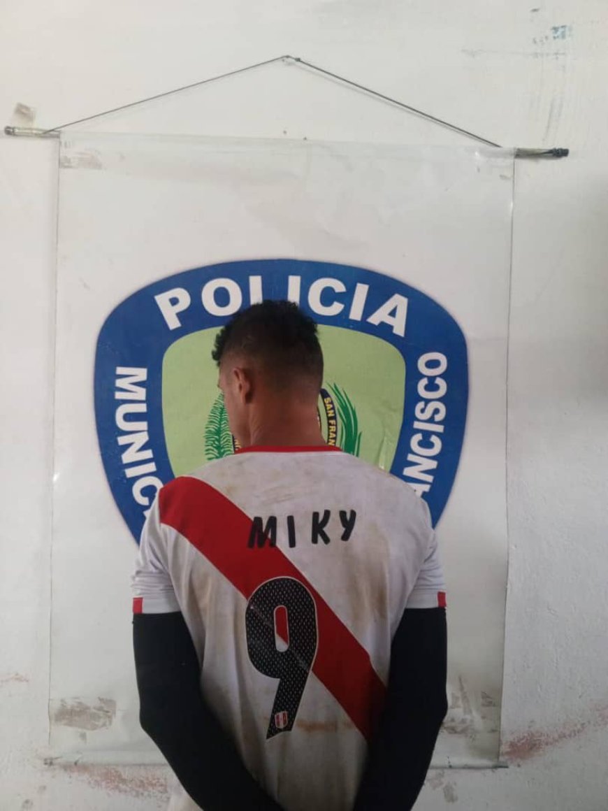 Polisur realiza el arresto de un ciudadano por hurto