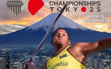Zuliano competirá por Colombia en el Mundial de Atletismo en Tokyo, Japón