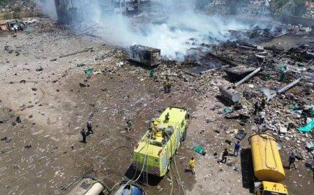 Controlado el incendio de la explosión: No hay muertos, se atiende a 20 heridos
